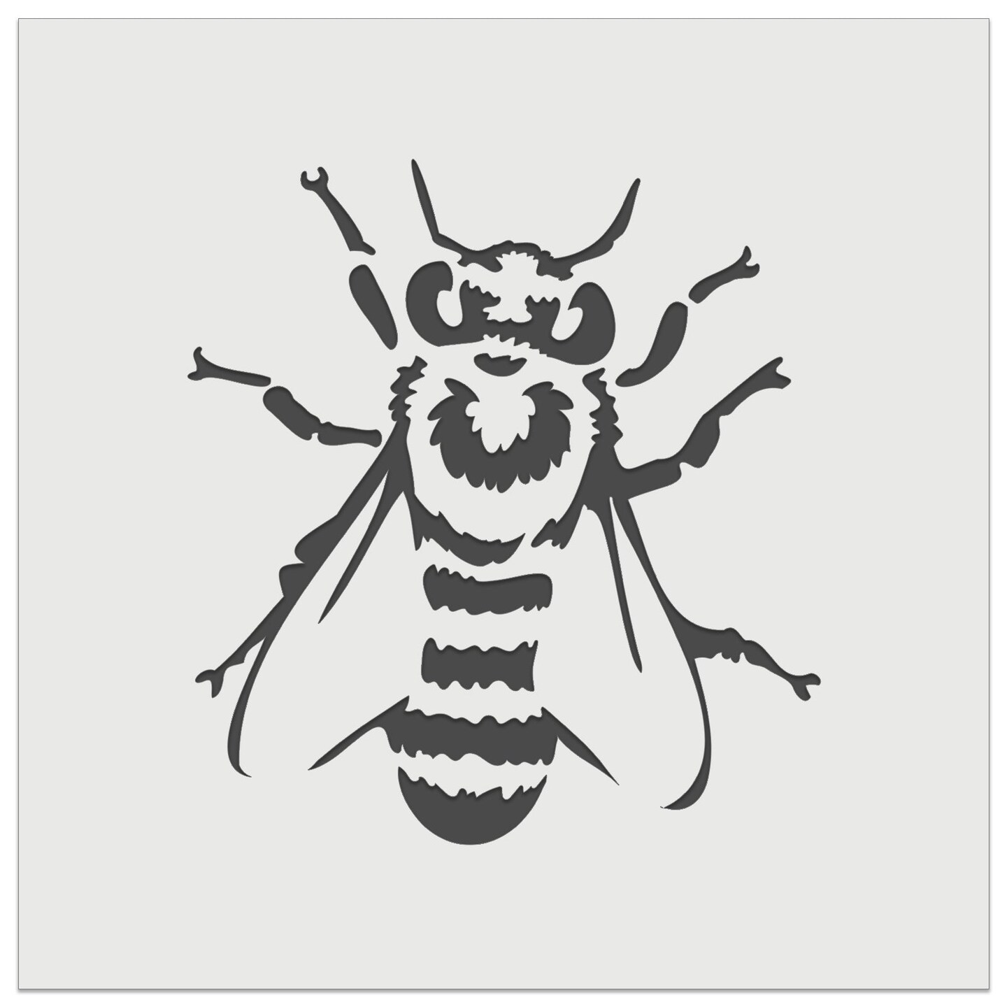 European Honey Bee Insect Beekeeping Wall Cookie DIY Craft Reusable Stencil