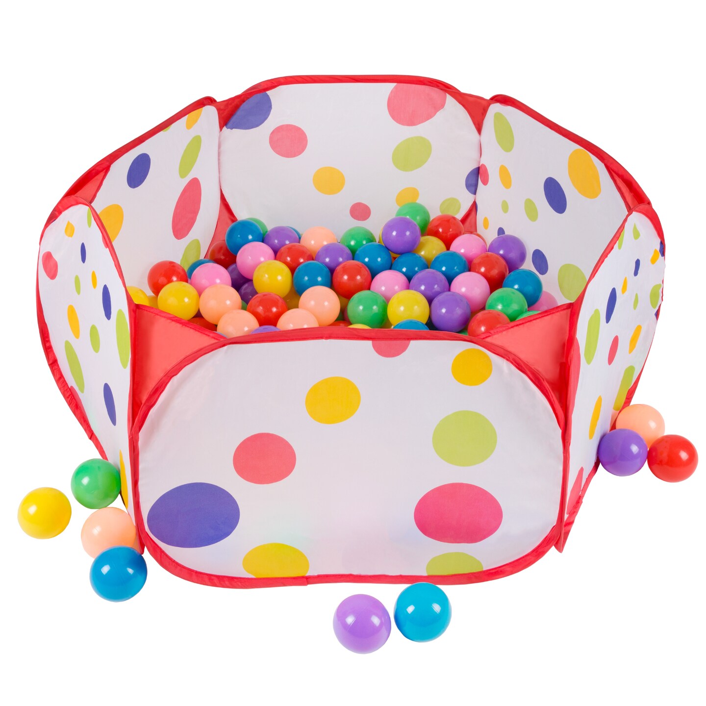 Pop Up Ball Pit Play Pen Tent For Babies 35X15 Inches Waterproof Includes 200 Balls