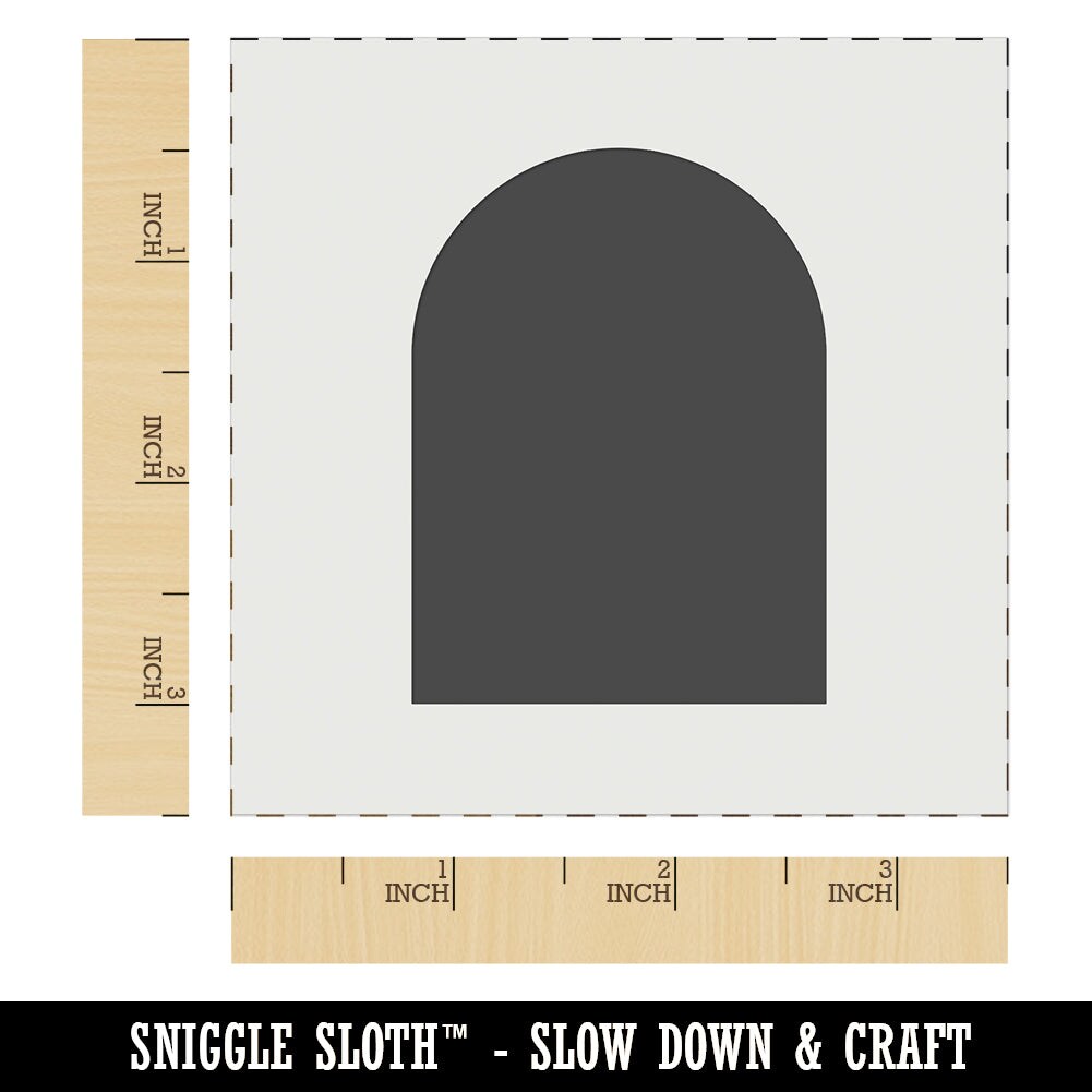 Tombstone Halloween Solid Wall Cookie DIY Craft Reusable Stencil