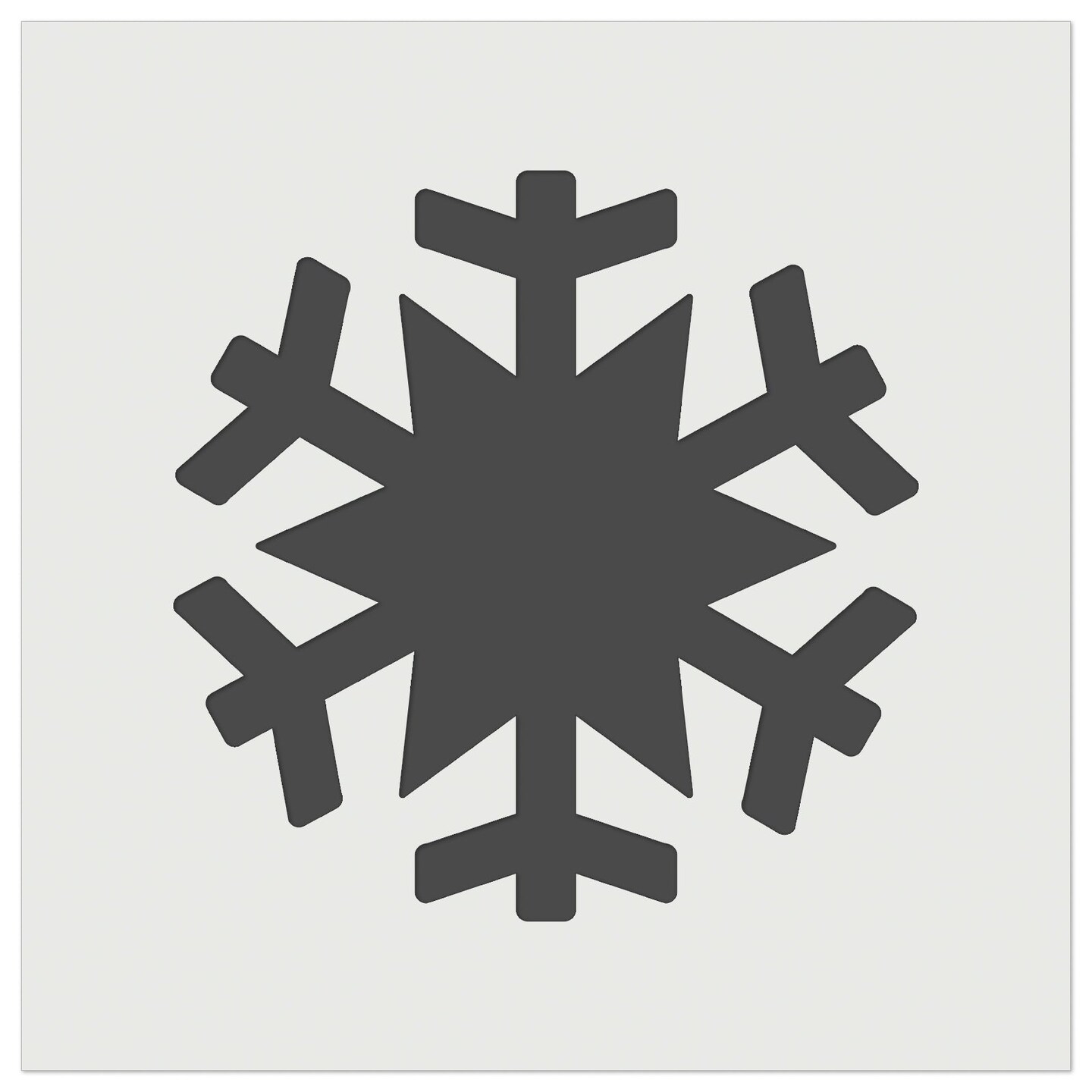 Snowflake Winter Wall Cookie DIY Craft Reusable Stencil