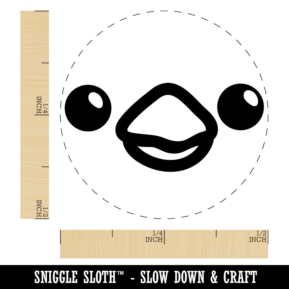 Cute Bird Face Self-Inking Rubber Stamp for Stamping Crafting Planners