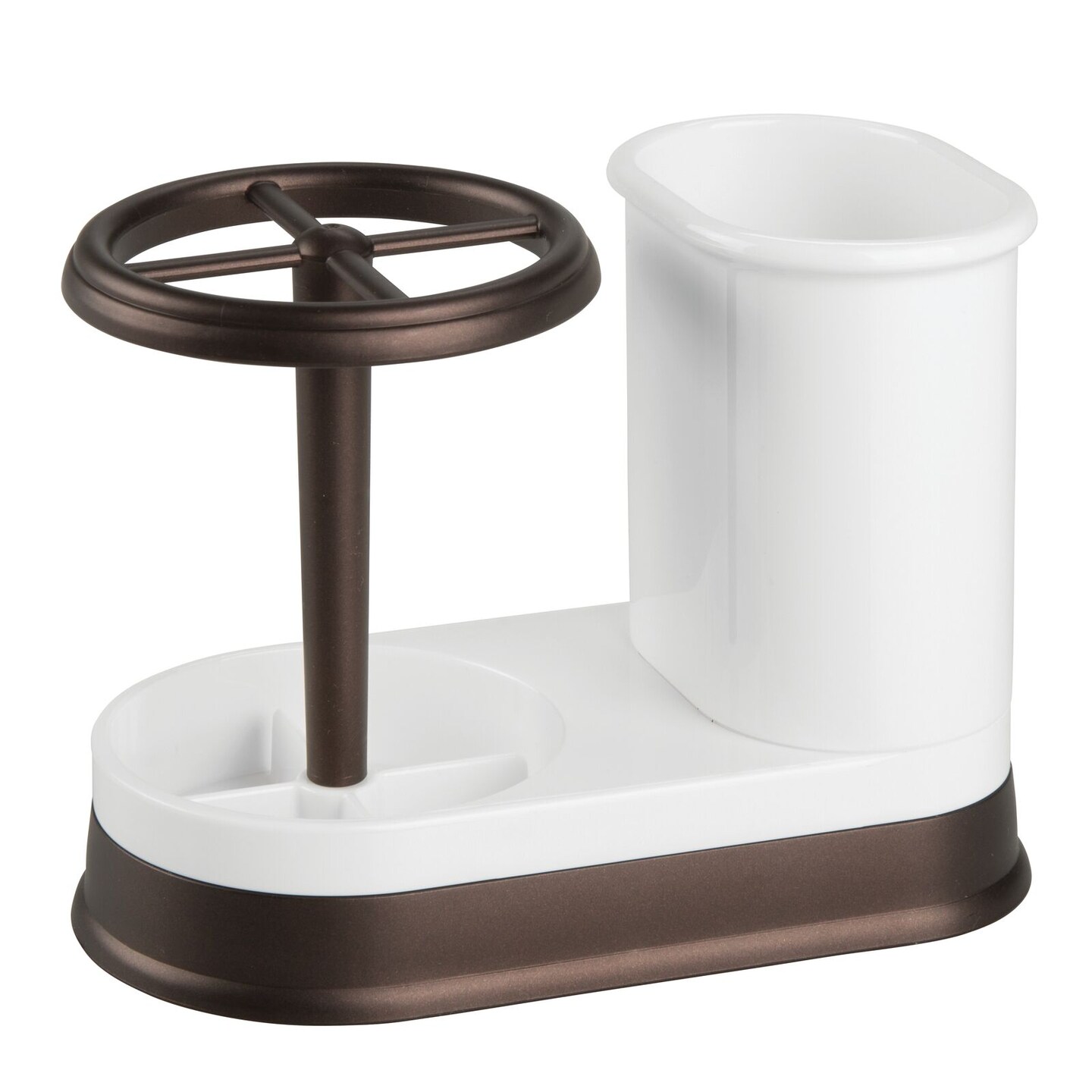 mDesign Bathroom Toothbrush/Toothpaste Dental Storage Organizer