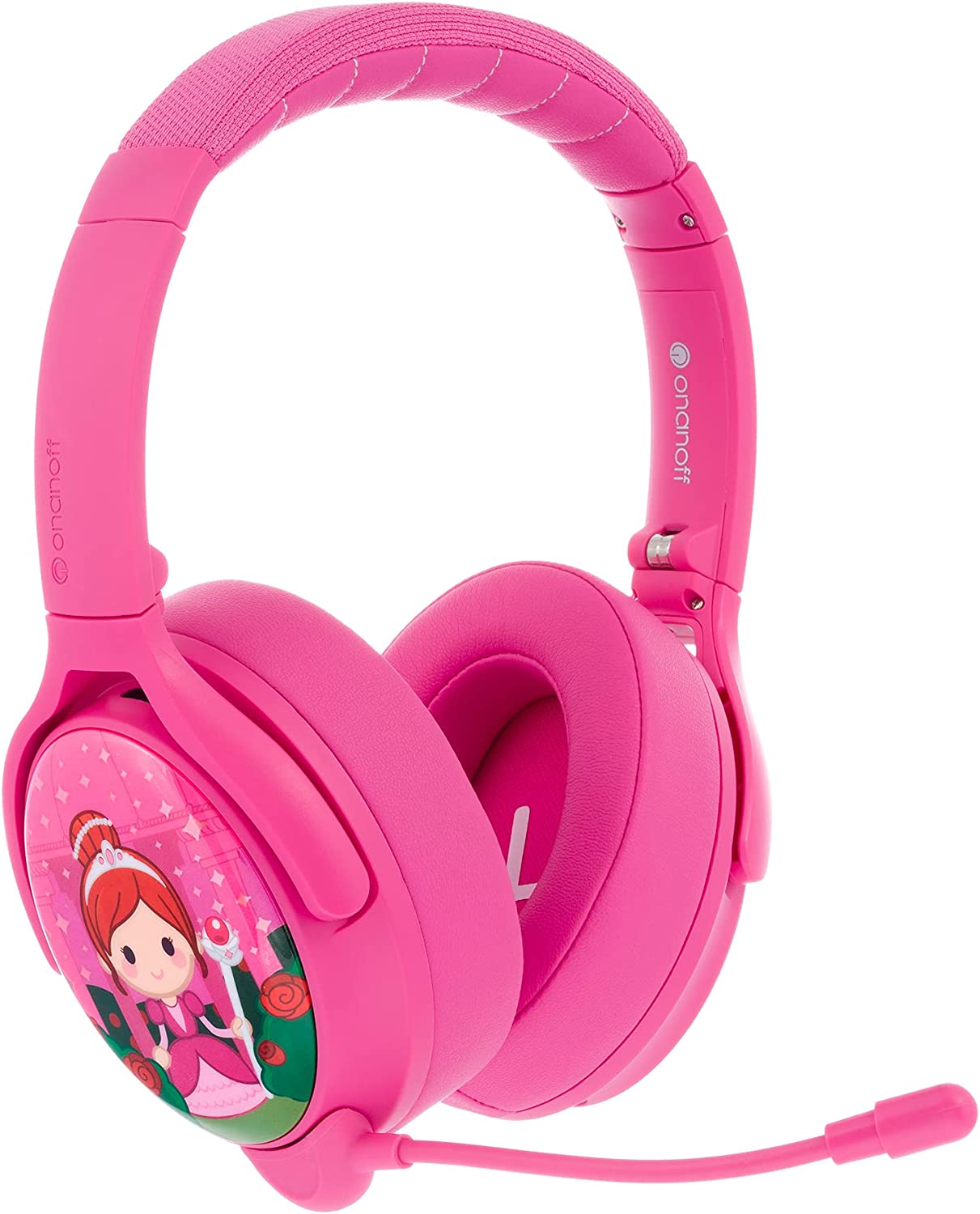 Buddyphones Cosmos Plus, Active Noise Cancellation Headphone Rose Pink