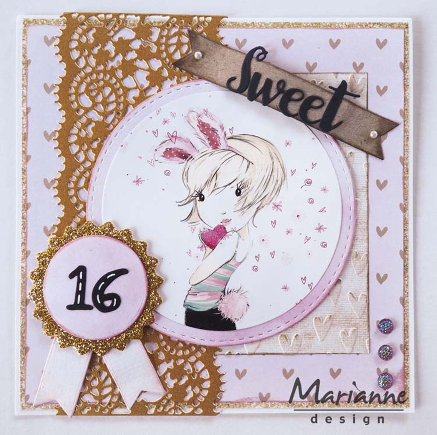 Marianne Design  Collectables Rosettes &#x26; Labels