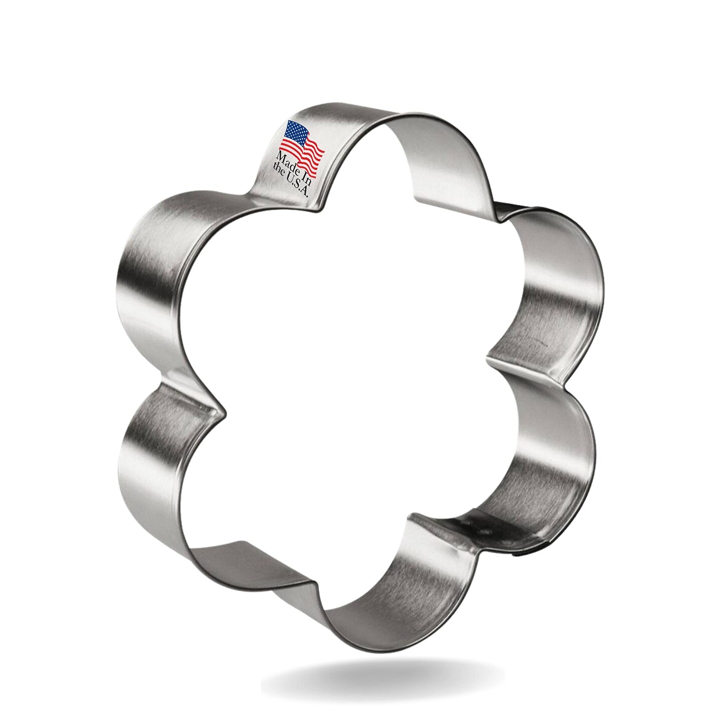 CookieCutter.Com Scallop Flower Cookie Cutter 3.75 Inch –Tin Plated Steel Cookie Cutters – Made In The USA