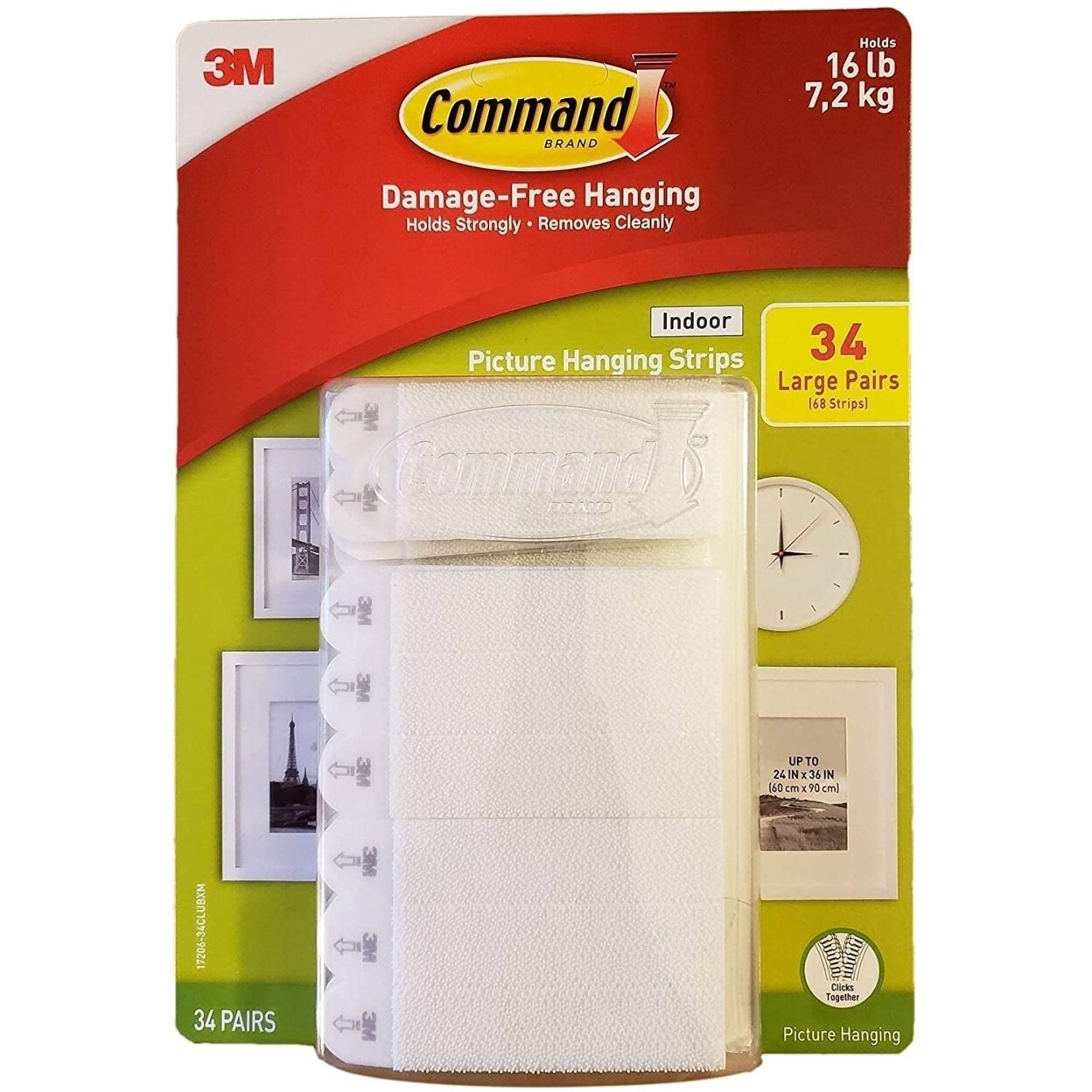 3M Command™ Medium White Picture Hanging Strips, 6ct.