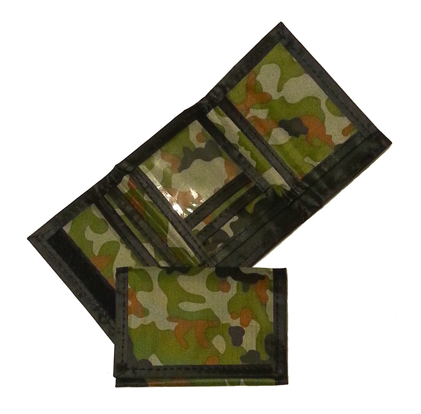 Fun Express Army Camouflage Wallet Nylon Velcro Trifold Kids Wallets for Boys Camo Hunting (1)