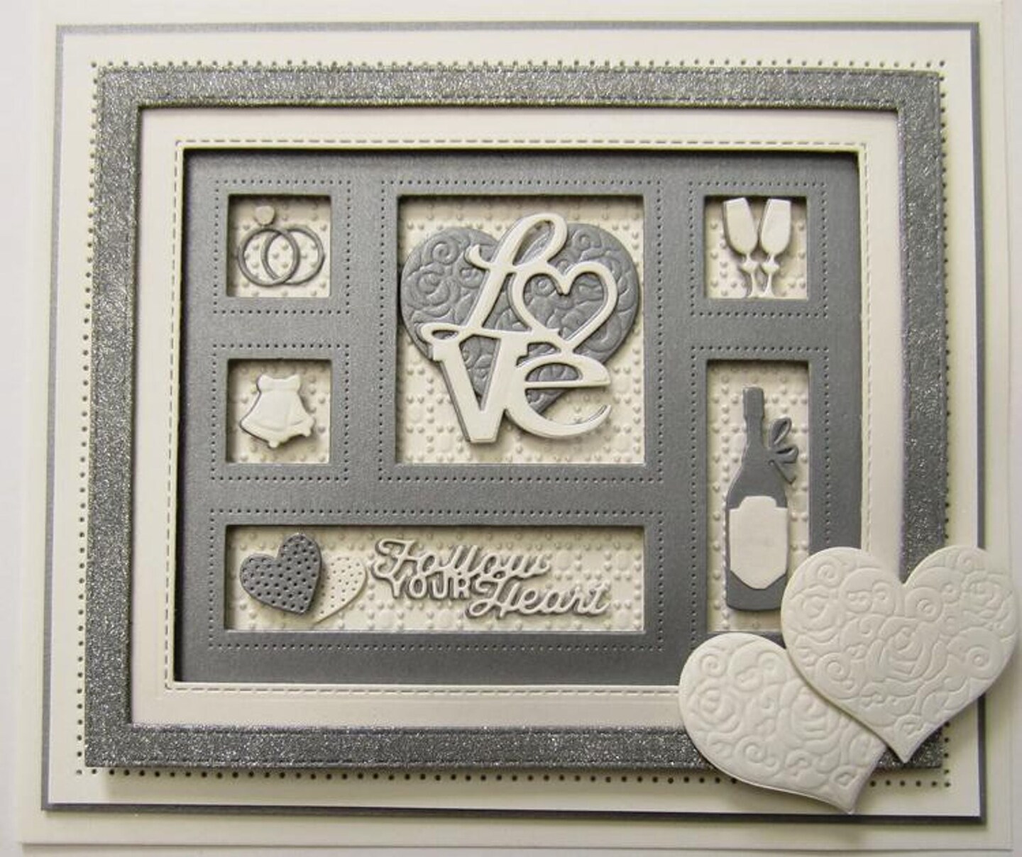 Creative Expressions Shadow Boxes Collection Stacked Love