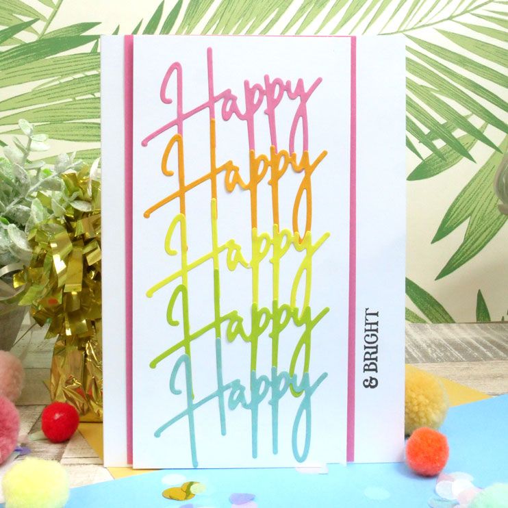 Hunkydory Crafts Bold &#x26; Bright Stickables DL Self-Adhesive Papers