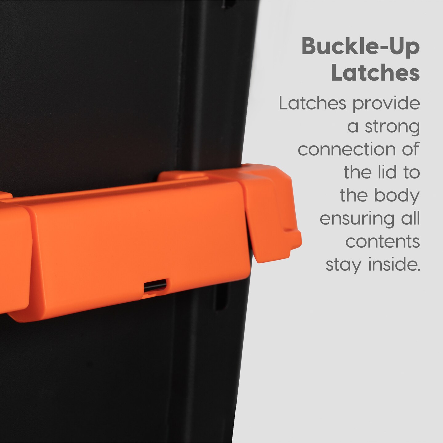 IRIS USA Lockable Heavy Duty Plastic Storage Bins Container with Lids and Secure Latching Buckles