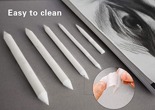 Lot De 3 Tortillons à Estomper - Outils De Dessin Pour Fusionner Les Ombres, Gomme à Estomper