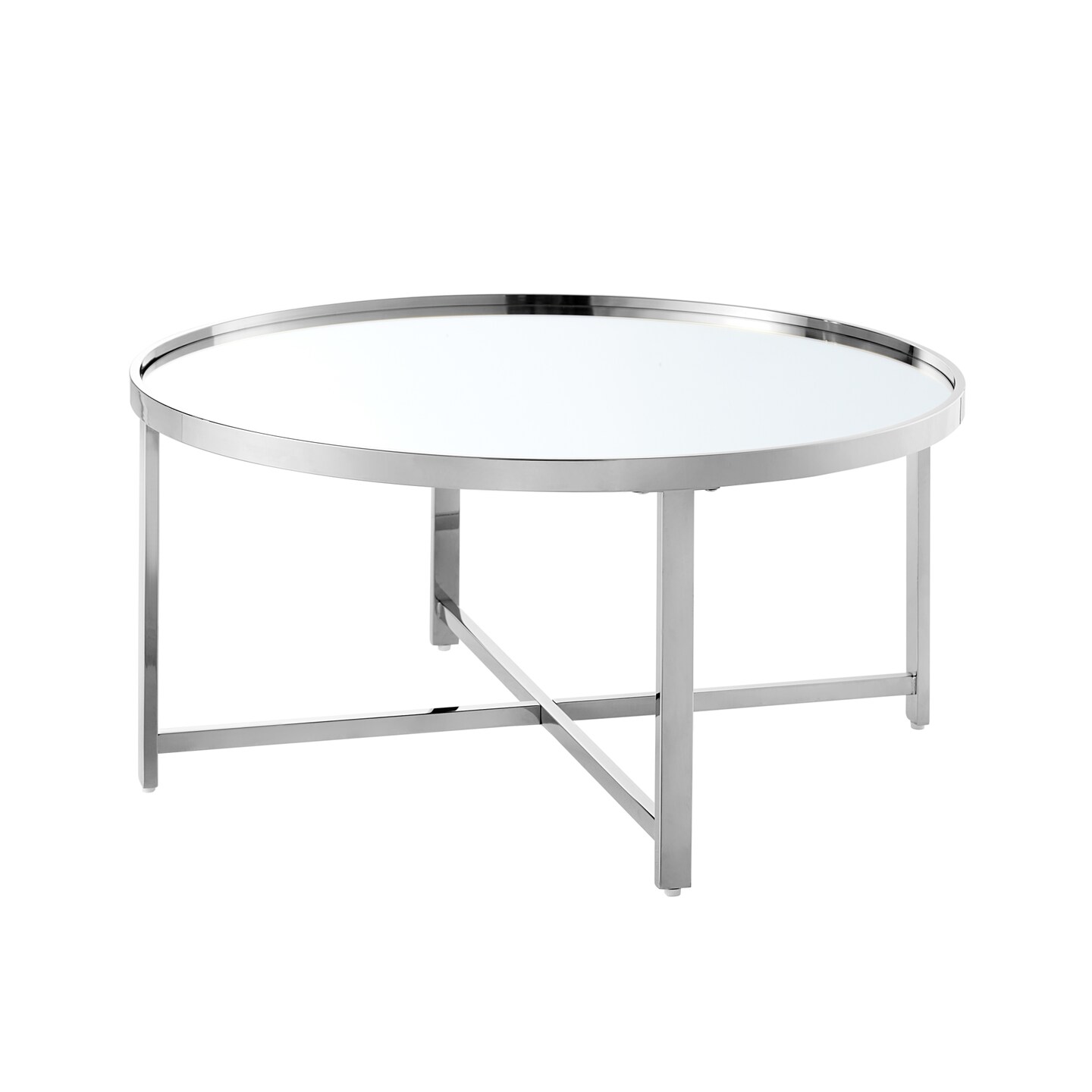 Kamia Coffee Table With Mirrored Top