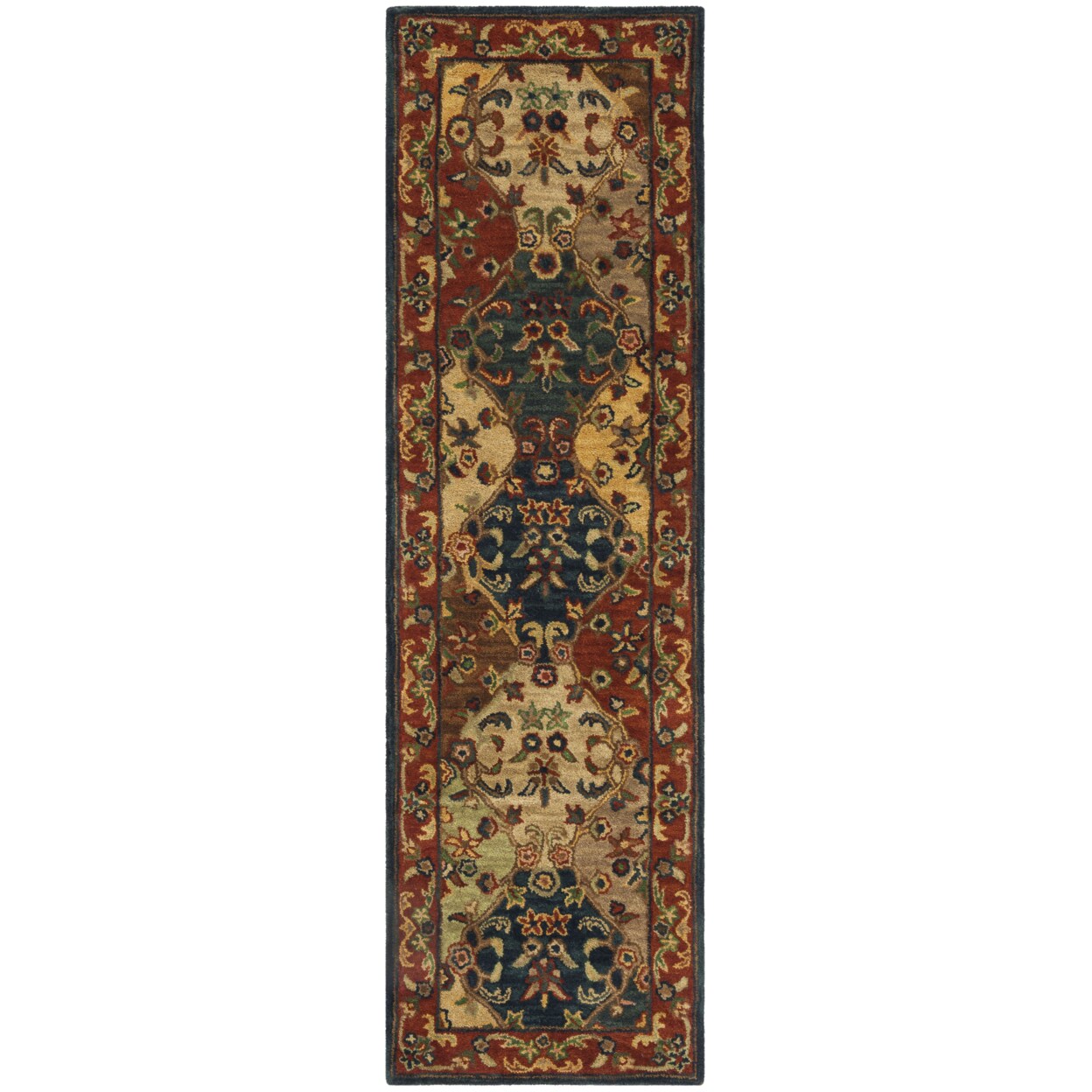 Safavieh Heritage Hg911b Handmade Beige / Burgundy Rug