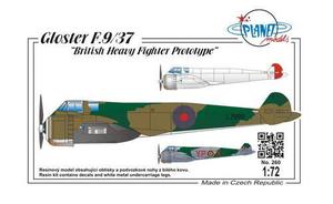 1/72 Gloster F.9/37 British Heavy Fighter Prototyp 1/72