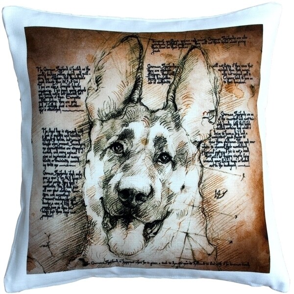 Pillow Decor German Shepherd Dog Pillow 17x17 Michaels