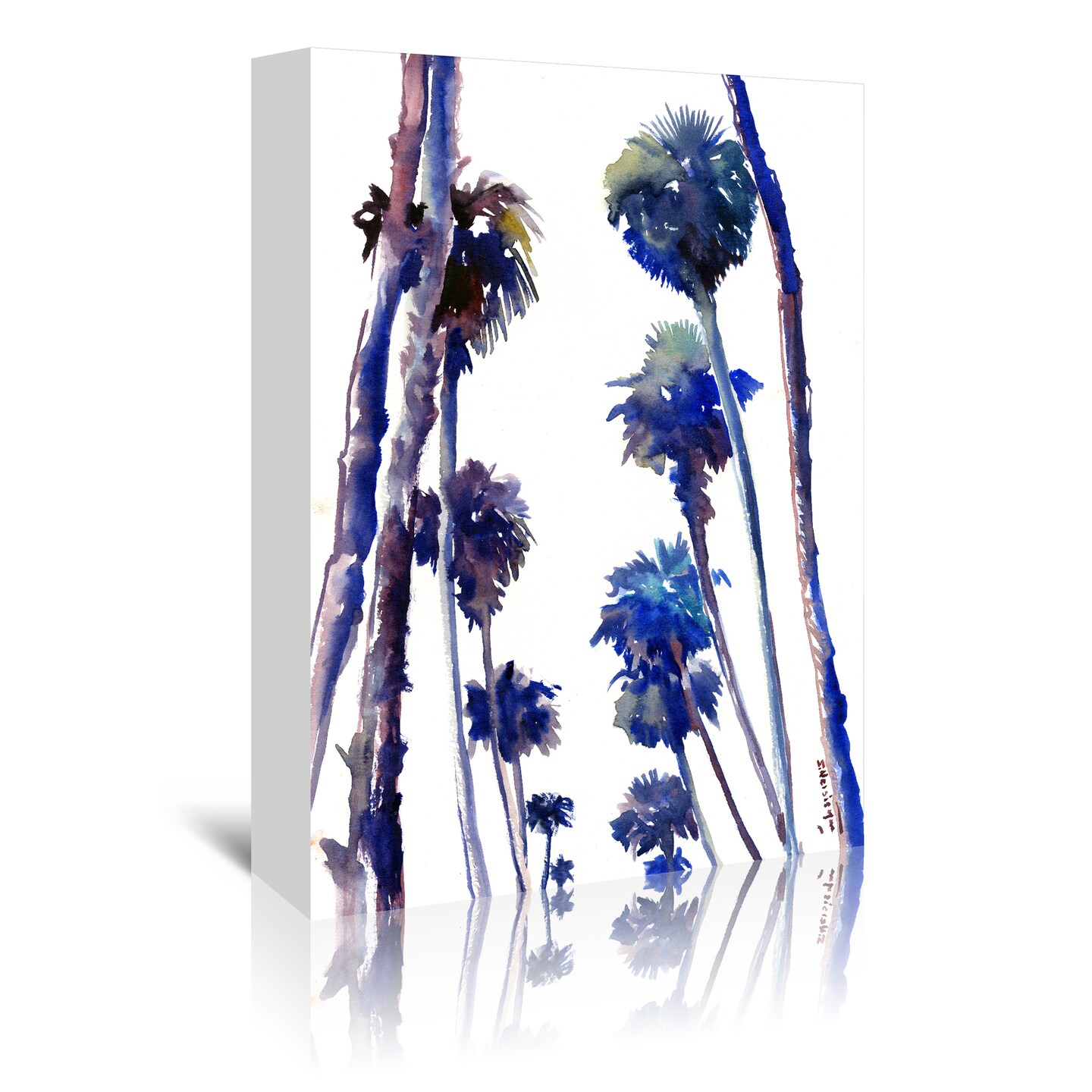 Palm Trees by Suren Nersisyan  Gallery Wrapped Canvas - Americanflat