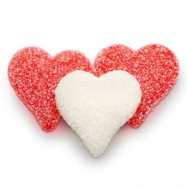 4.5 lbs Valentine&#x27;s Day Candy Gummi Hearts (approximately 247 Pcs)