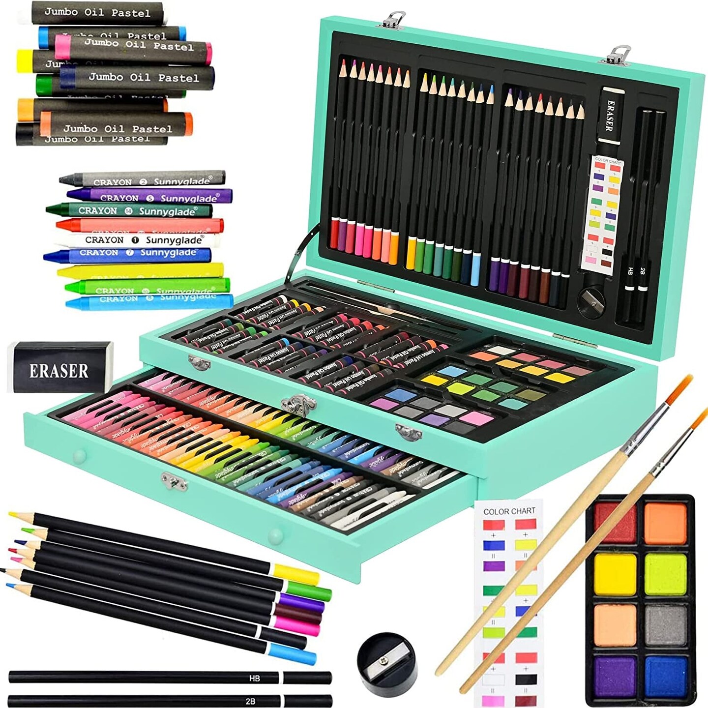  Eraser Pencils Set for Artists, Wooden Sketch Eraser