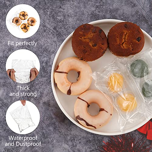 200 Pieces 5''x 7'' Clear Resealable Cello/Cellophane Good for Bakery,Adhesive Treat, Candle, Soap, Cookie Poly Bags