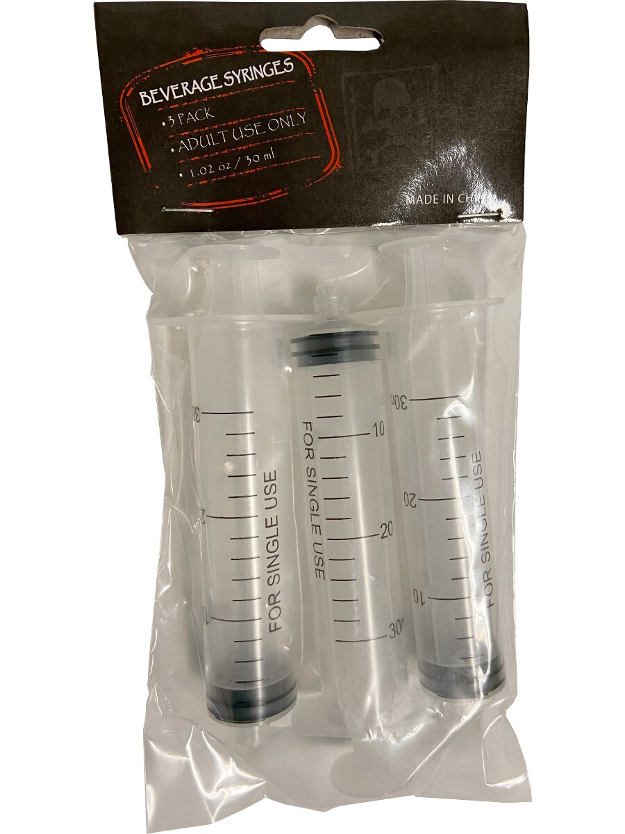 Adult&#x27;s Beverage Doctor Syringe Drink Shot Costume Accessory