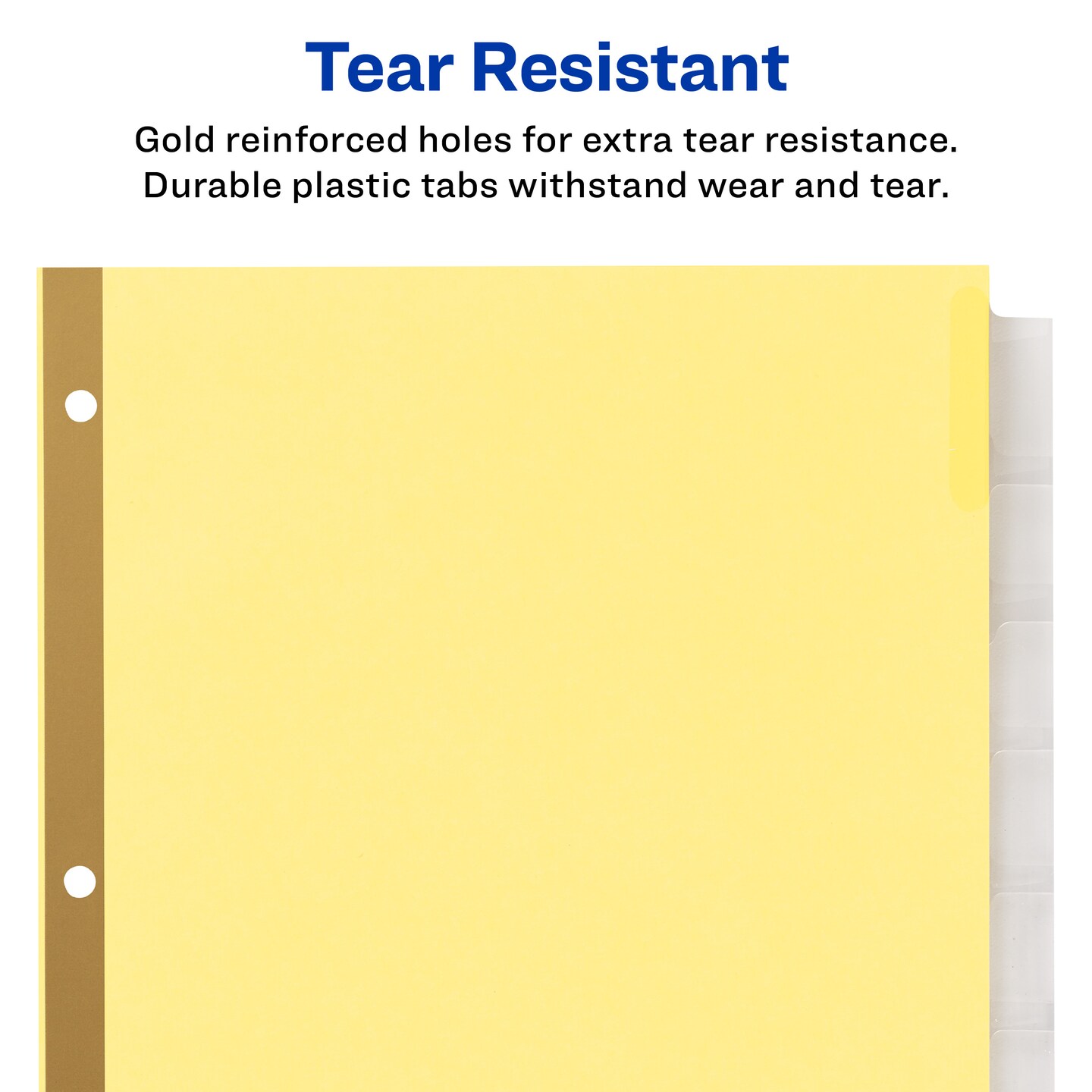 Avery Big Tab Insertable Dividers, 8 Clear Tabs, 24 Set Value Pack (11115)