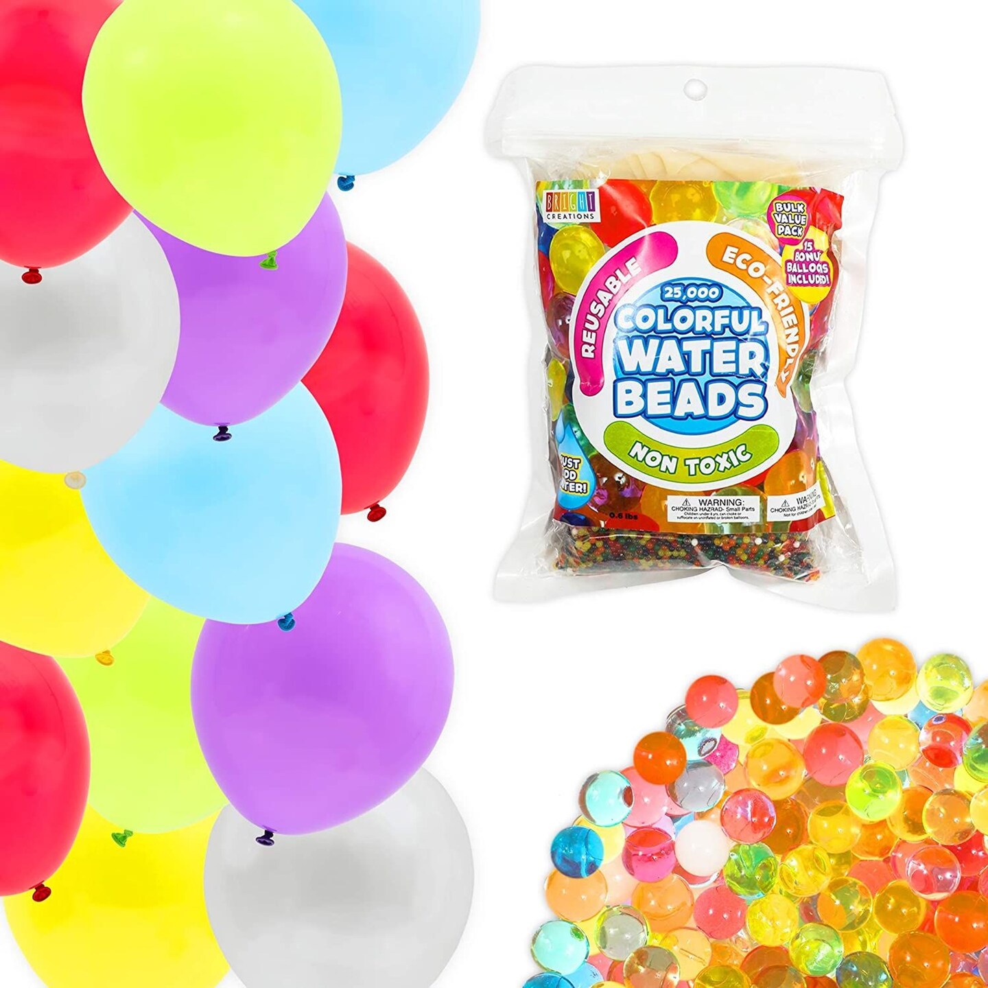 Water beads cheap in balloon