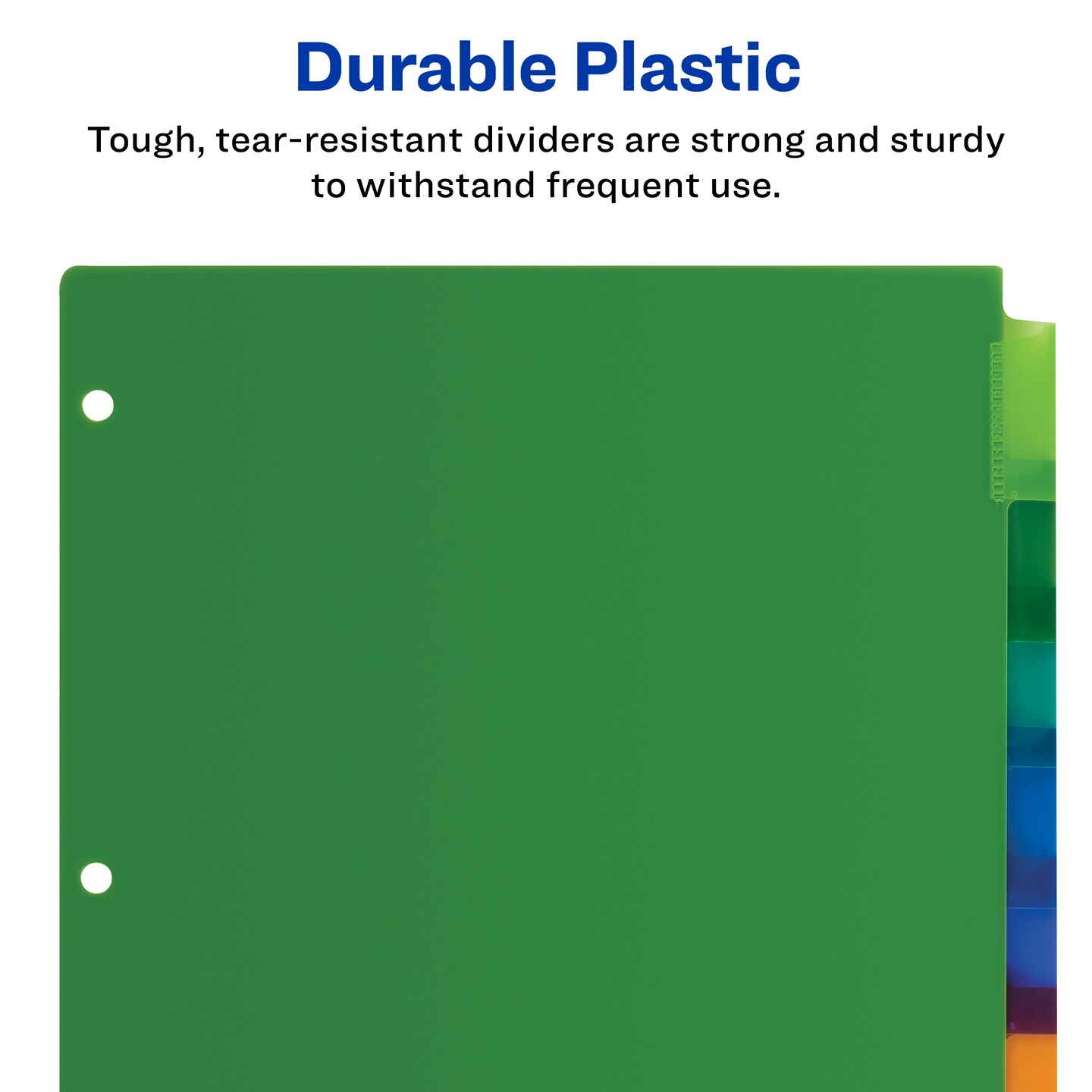 Avery Big Tab Insertable Plastic Dividers, 8 Tabs, 3 Sets of 11901