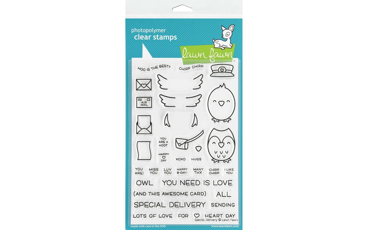 Lawn Fawn Clear Stamp Special Delivery