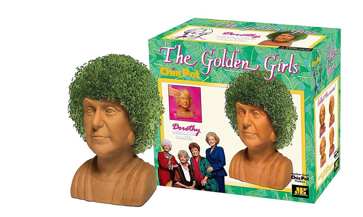 Golden Girls Chia Pet Dorothy Decorative Pottery Planter