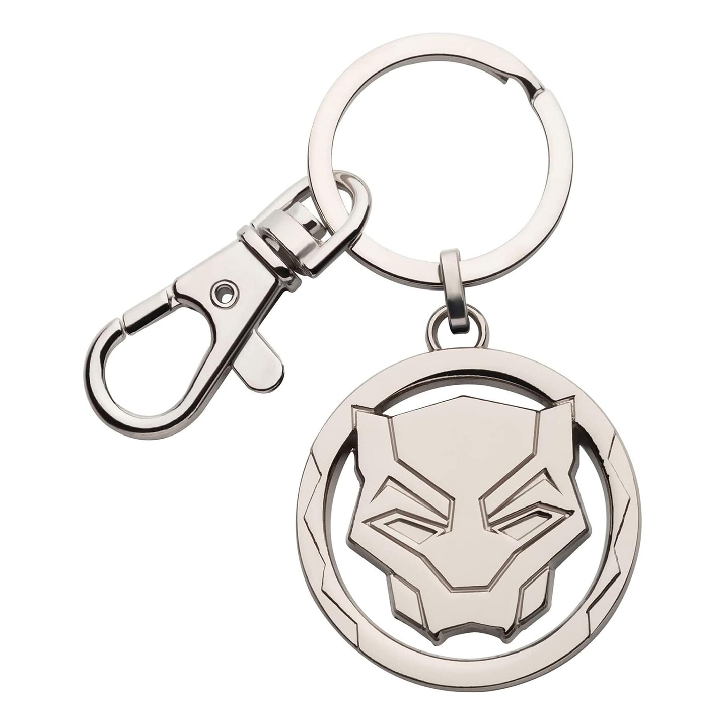 Marvel Black Panther Wakanda Forever Panther Symbol Keychain