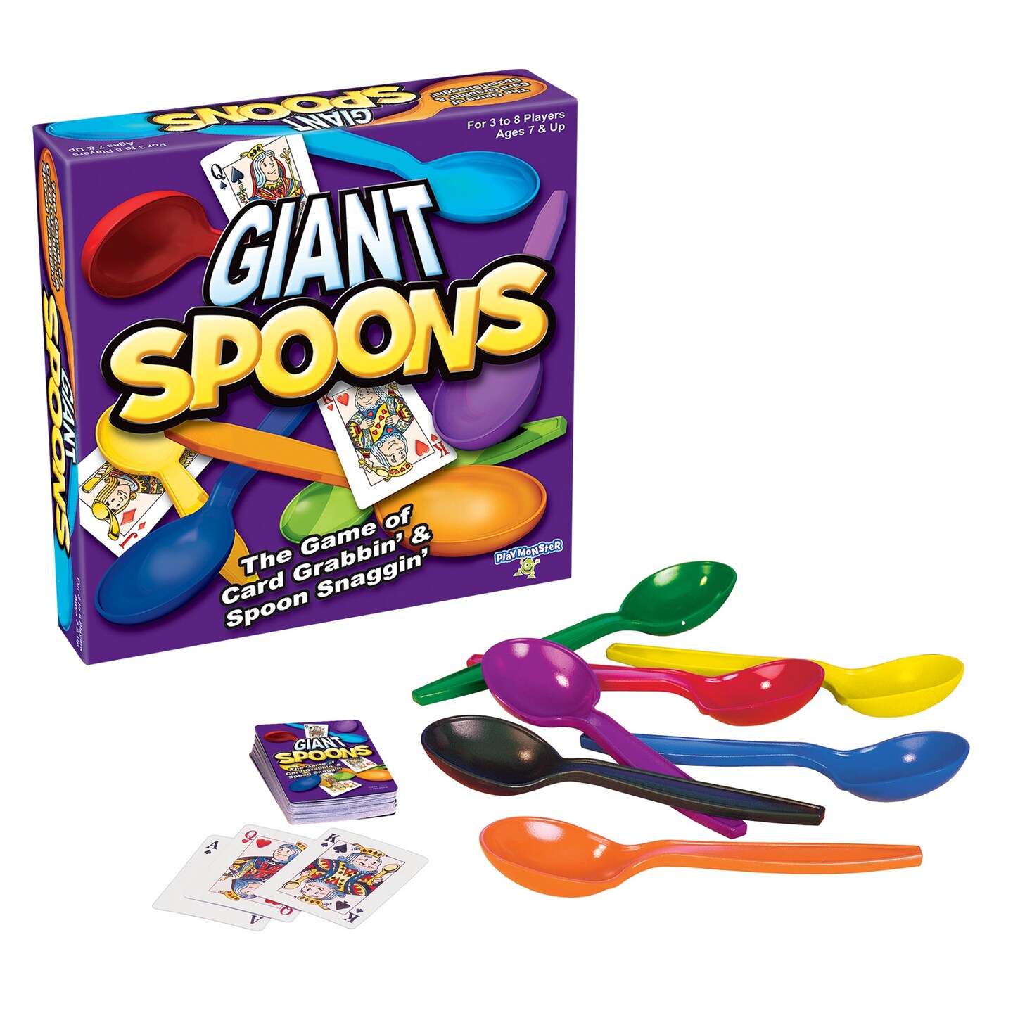 Giant Spoons The Card Grabbin&#x27; &#x26; Spoon Snaggin&#x27; Game