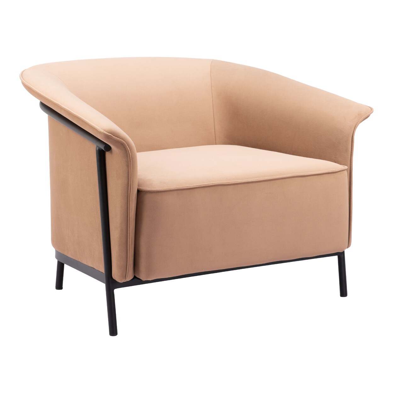 Zuo Modern Contemporary Inc. Burry Accent Chair Tan