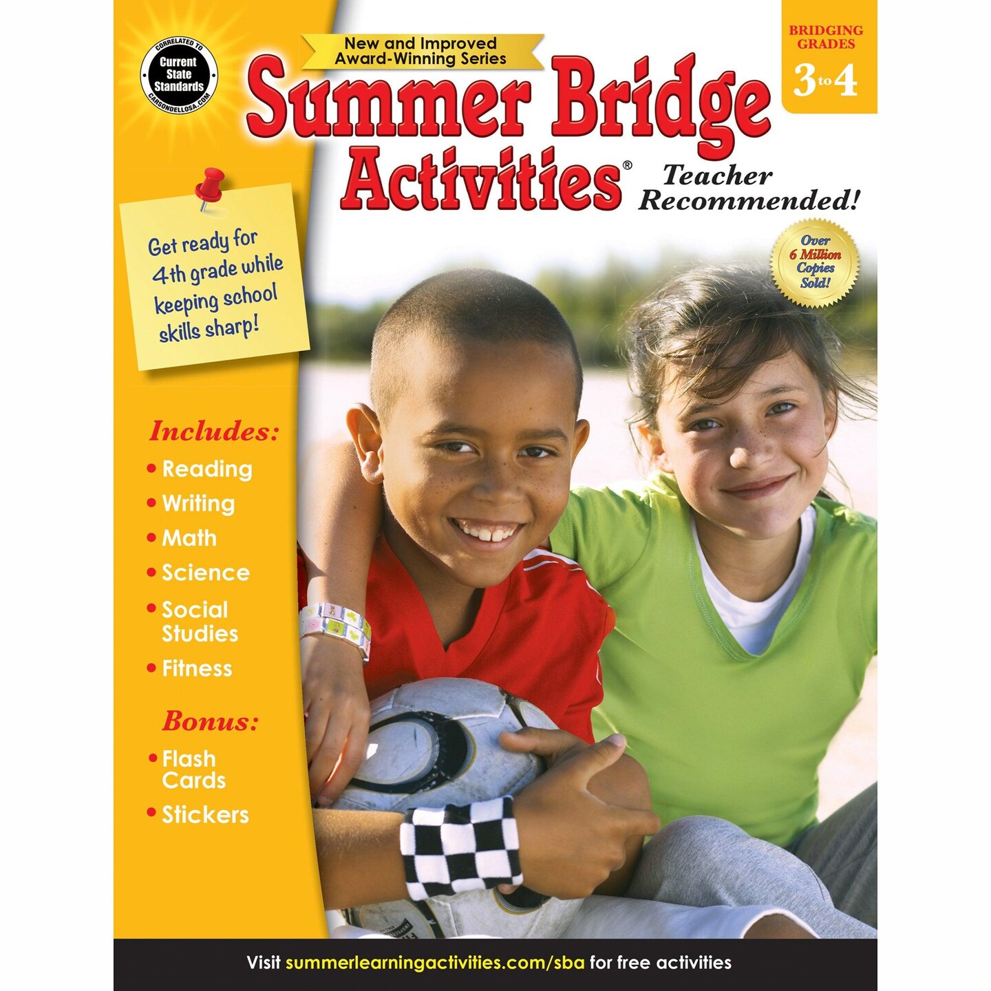 Summer Bridge Activities&#xAE; Workbook, Grade 3-4, Paperback
