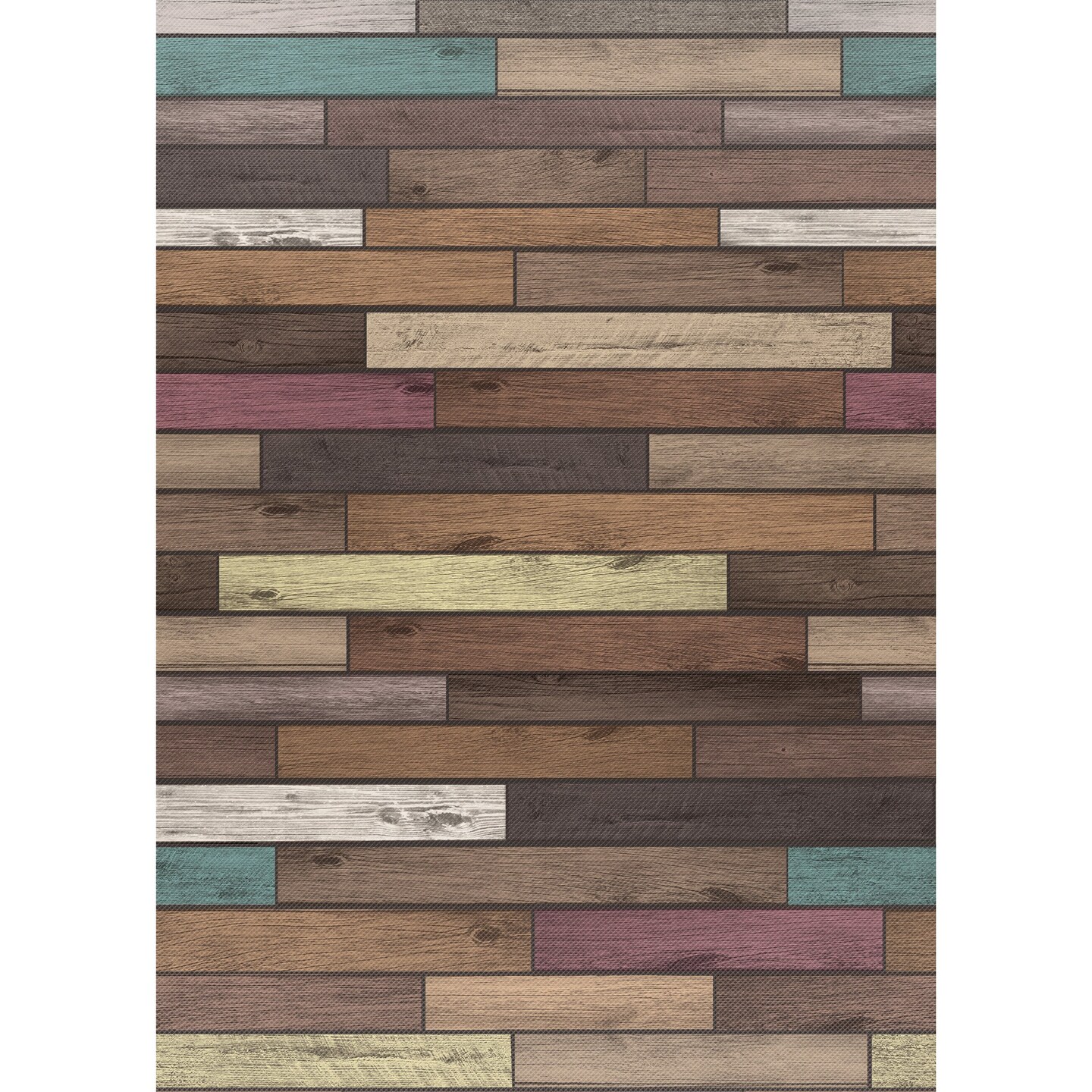 Better Than Paper® Bulletin Board Roll, 4' x 12', Reclaimed Wood Design, 4 Rolls
