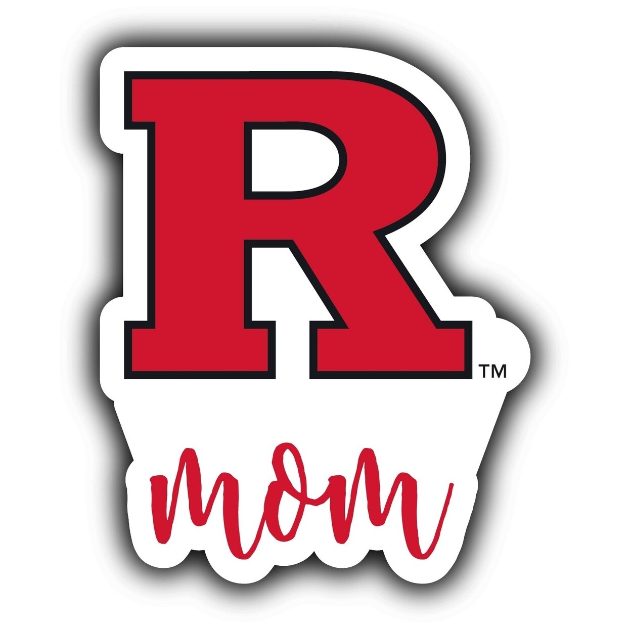 Rutgers Scarlet Knights Proud Mom Design 4-Inch Ncaa High-Definition Magnet - Versatile Metallic Surface Adornment