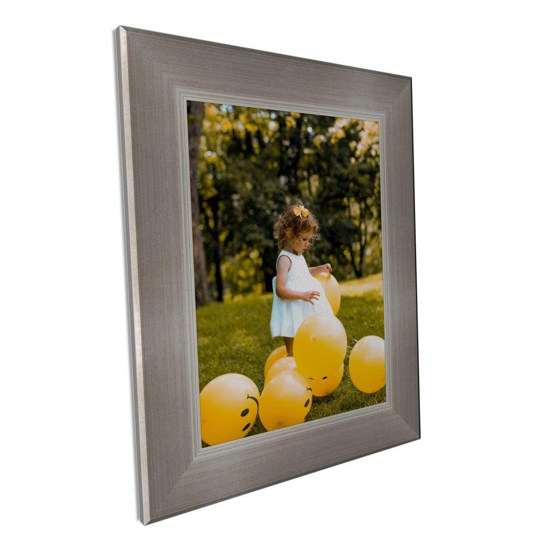 Contemporary Silver Wide Picture Frame Modern Framing