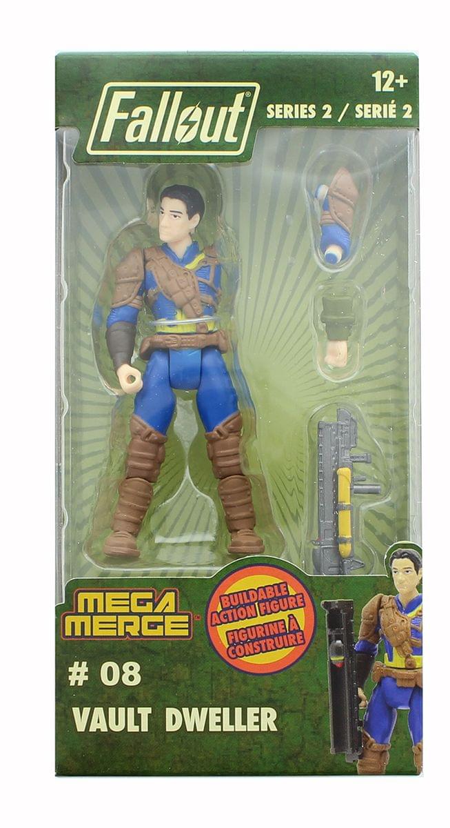 Fallout 4-Inch Mega Merge Action Figure Series 2 - Vault Dweller