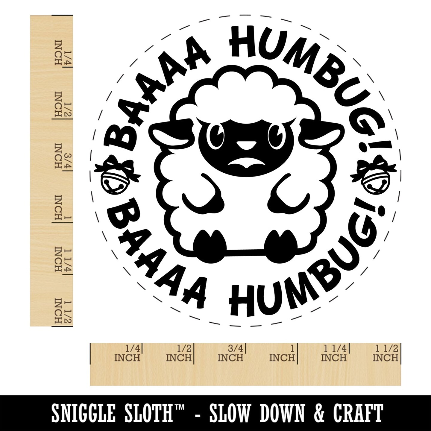 thumbnail image 2 of Sheep Lamb Stamp Whimsical Rubber Stamp 16776 2 of 11