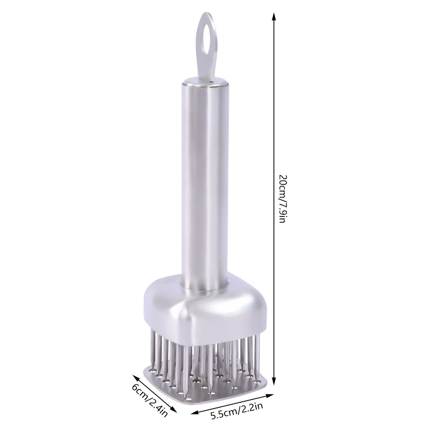 Kitcheniva Stainless Steel Meat Tenderizer Tool 24 Needles