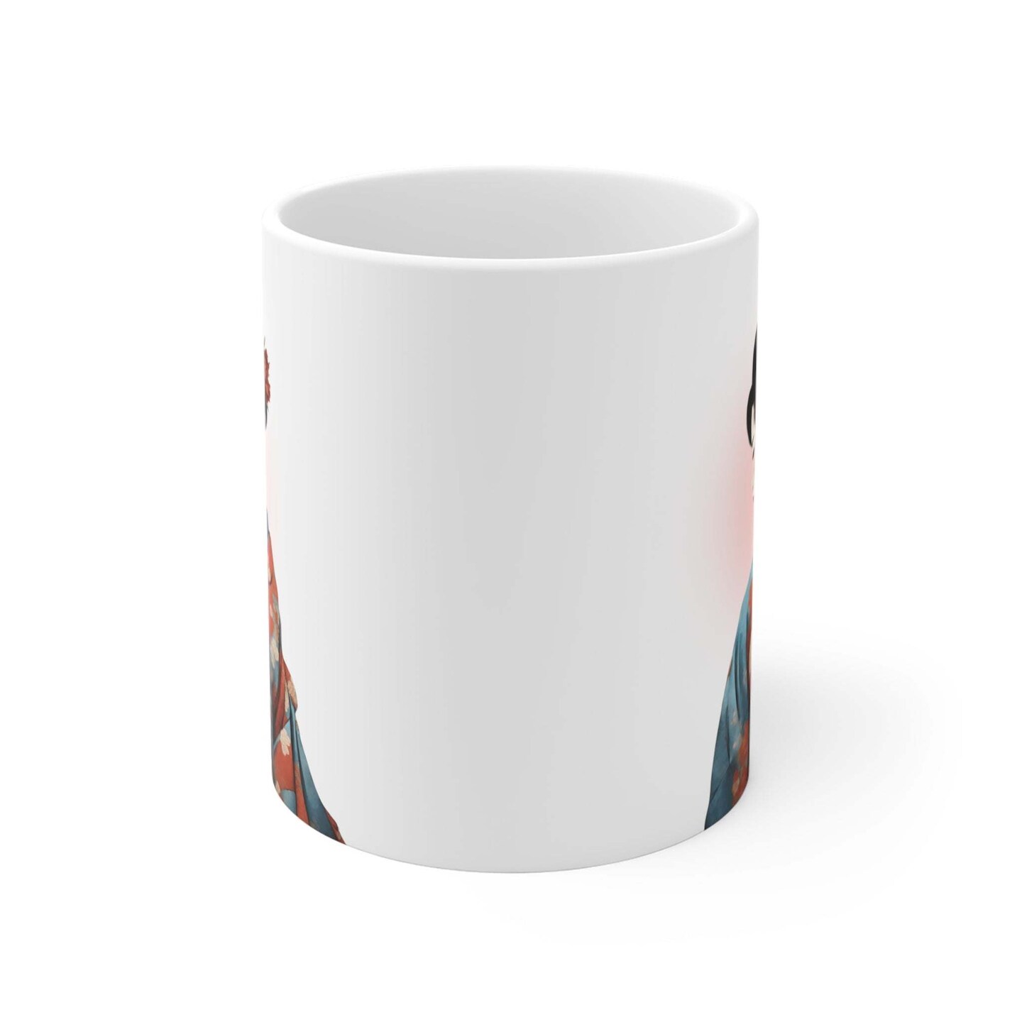 Geisha Elegance Kimono Mug