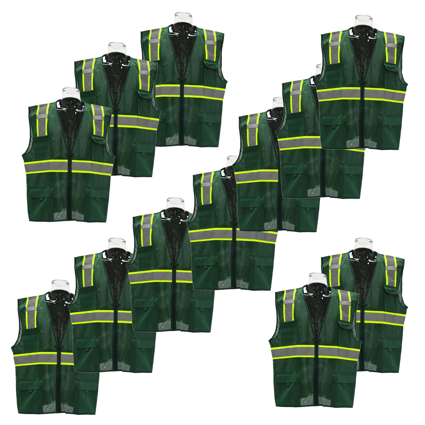 Multi Colors High-Visibility Pocket Safety Vest