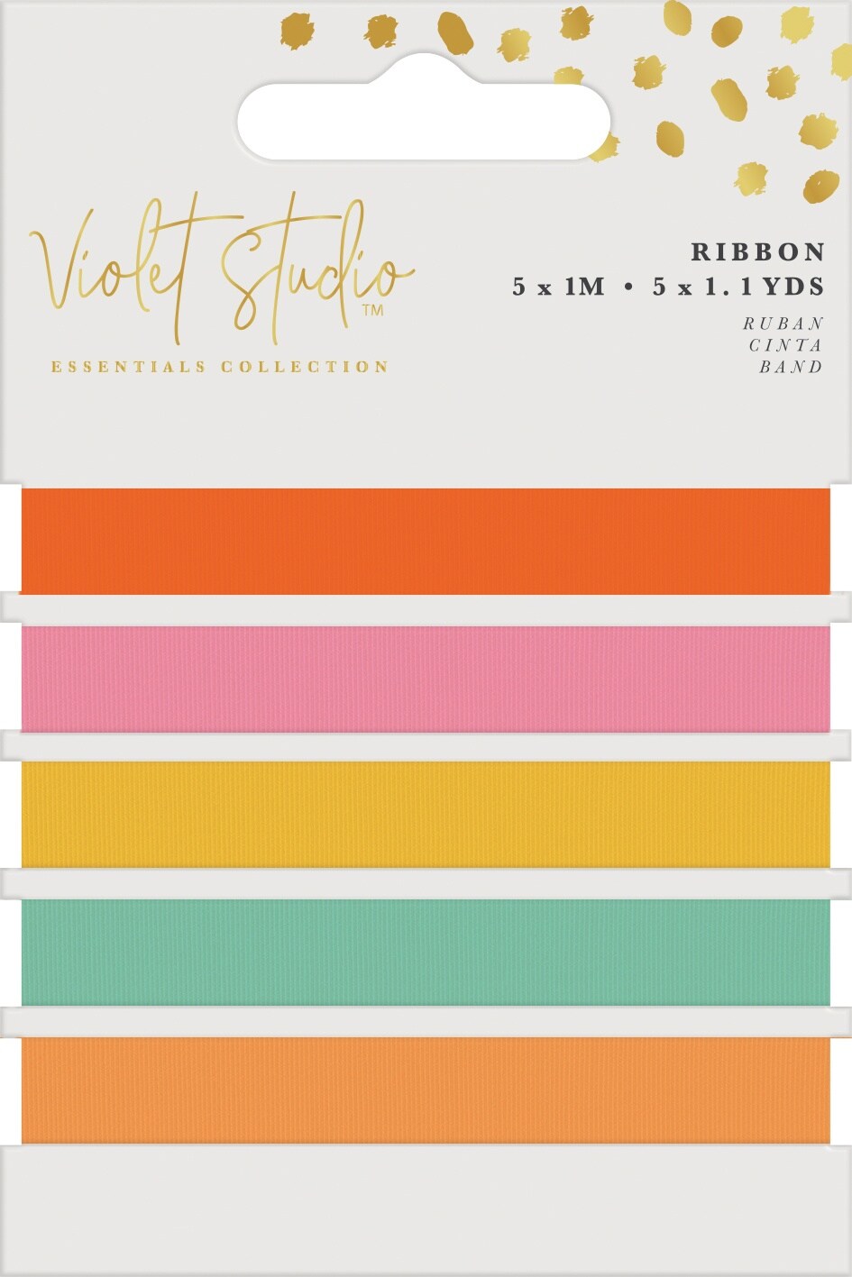 Violet Studios Ribbon Pack - Pastels - 5pk Violet Studio