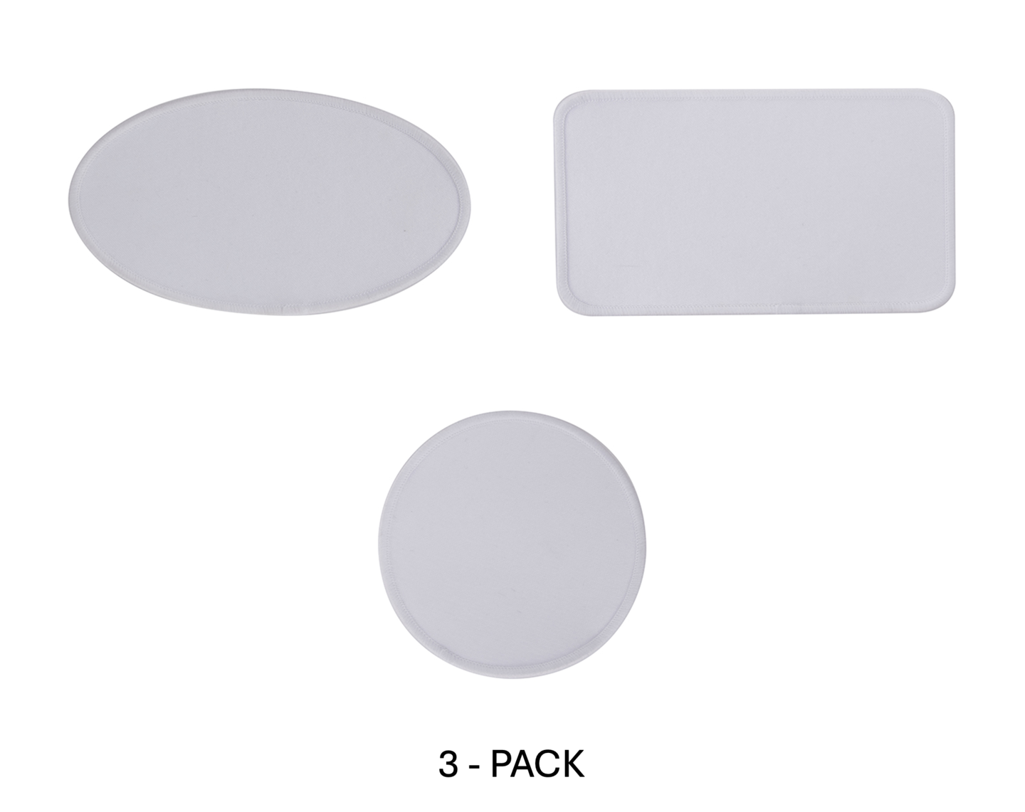 Assorted Fabric Sublimation Patches - 3 Pack | Michaels