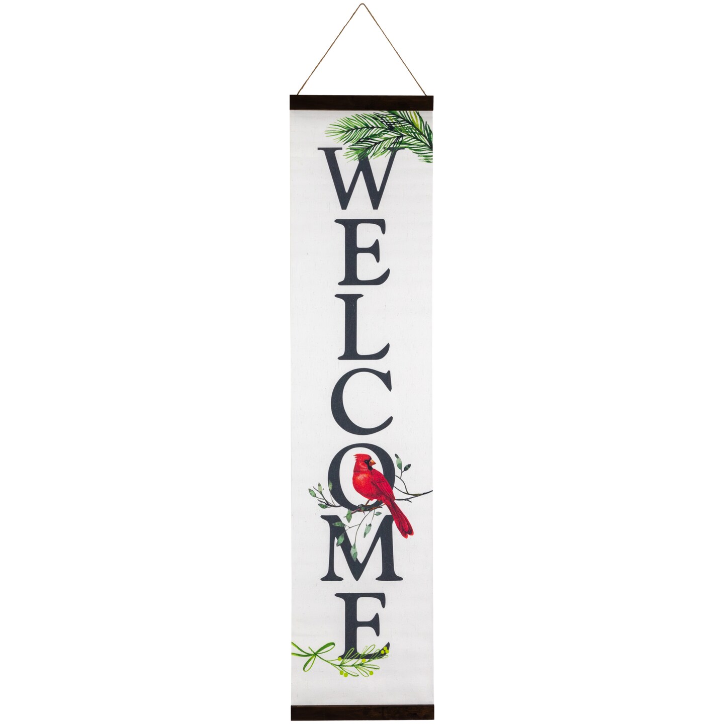 Northlight 43&#x22; Cardinal Welcome Christmas Wall Sign