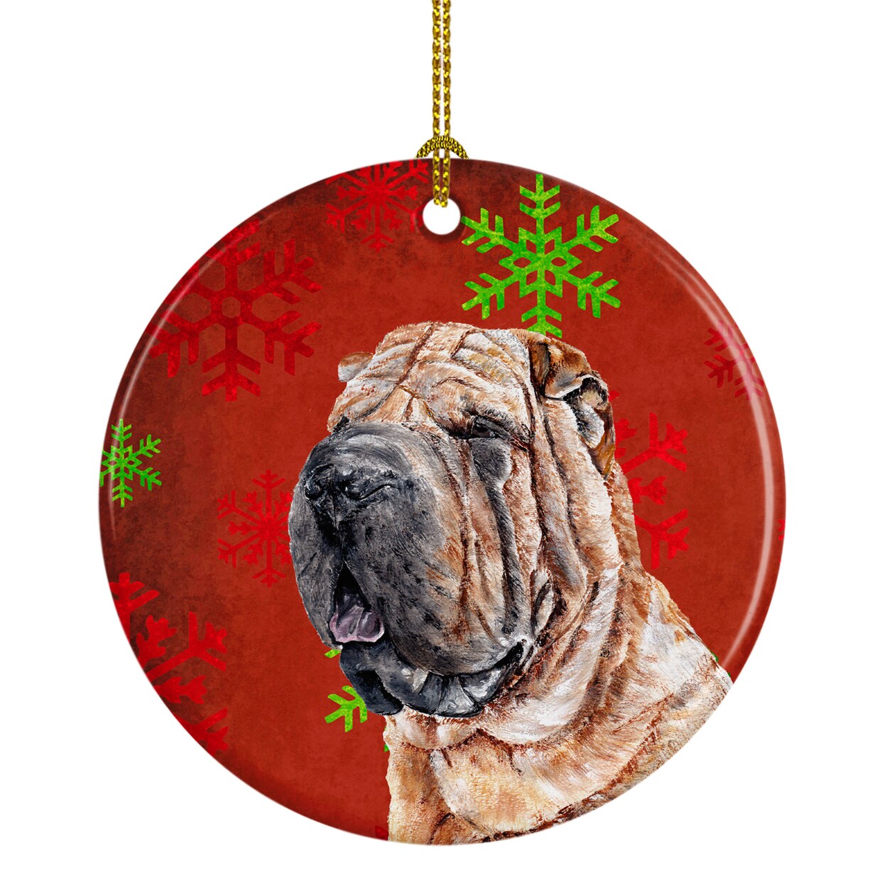 Shar pei christmas outlet ornaments