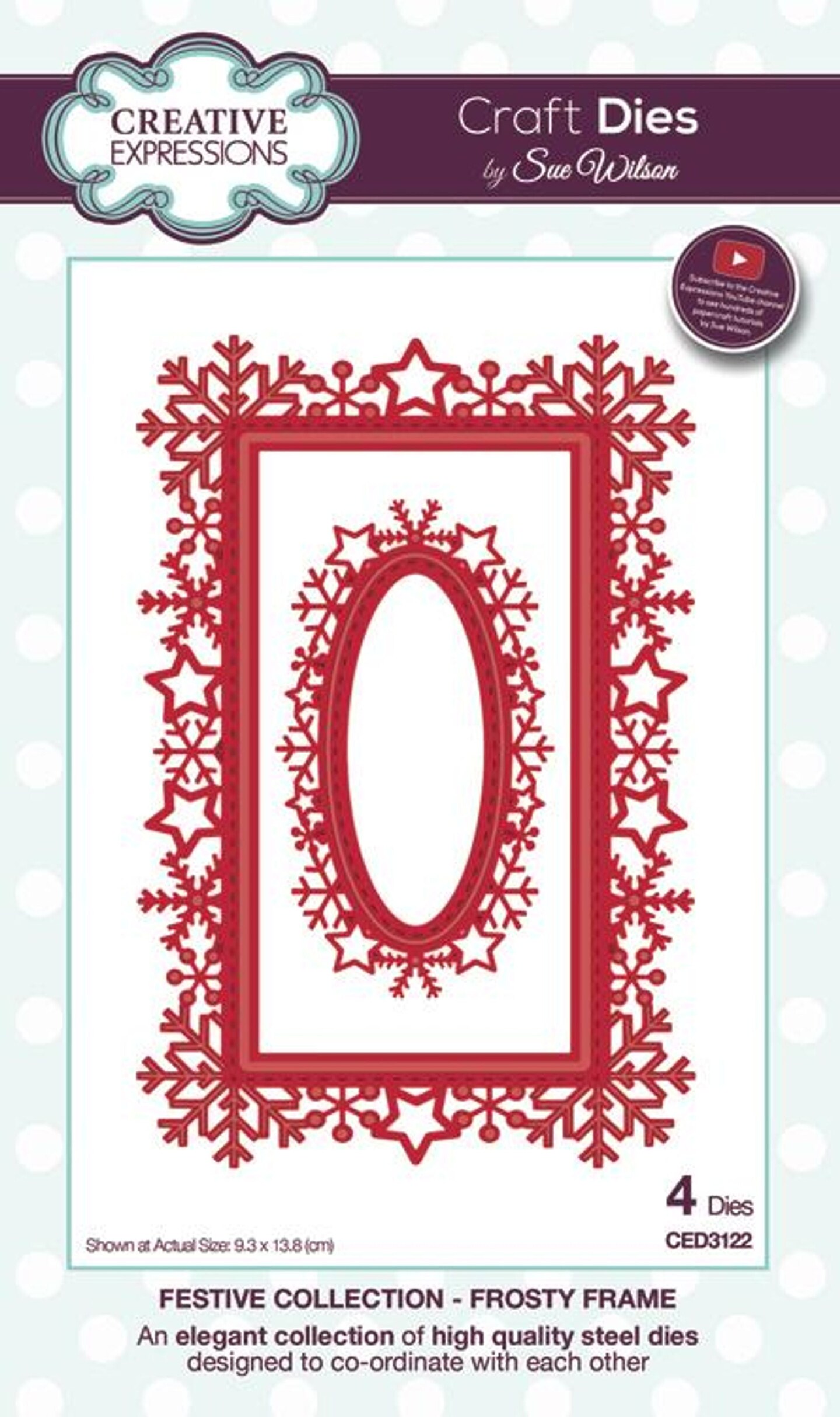 Creative Expressions Festive Collection Frosty Frame