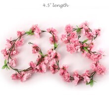 3-Pack: 4.5ft Pink Cherry Blossom Garland by Floral Home&#xAE;