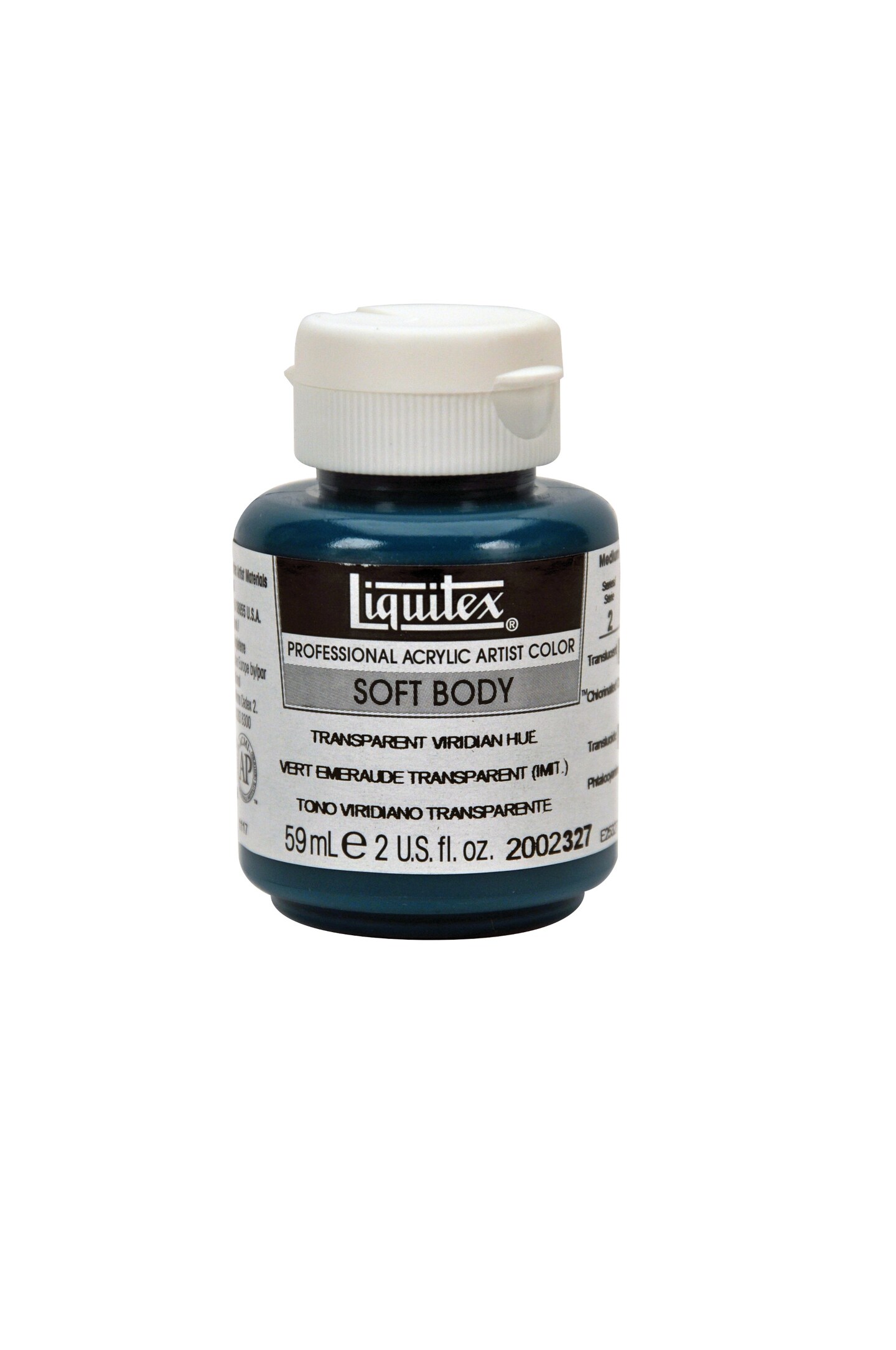 Liquitex professional soft body acrylic paint 2oz transparent