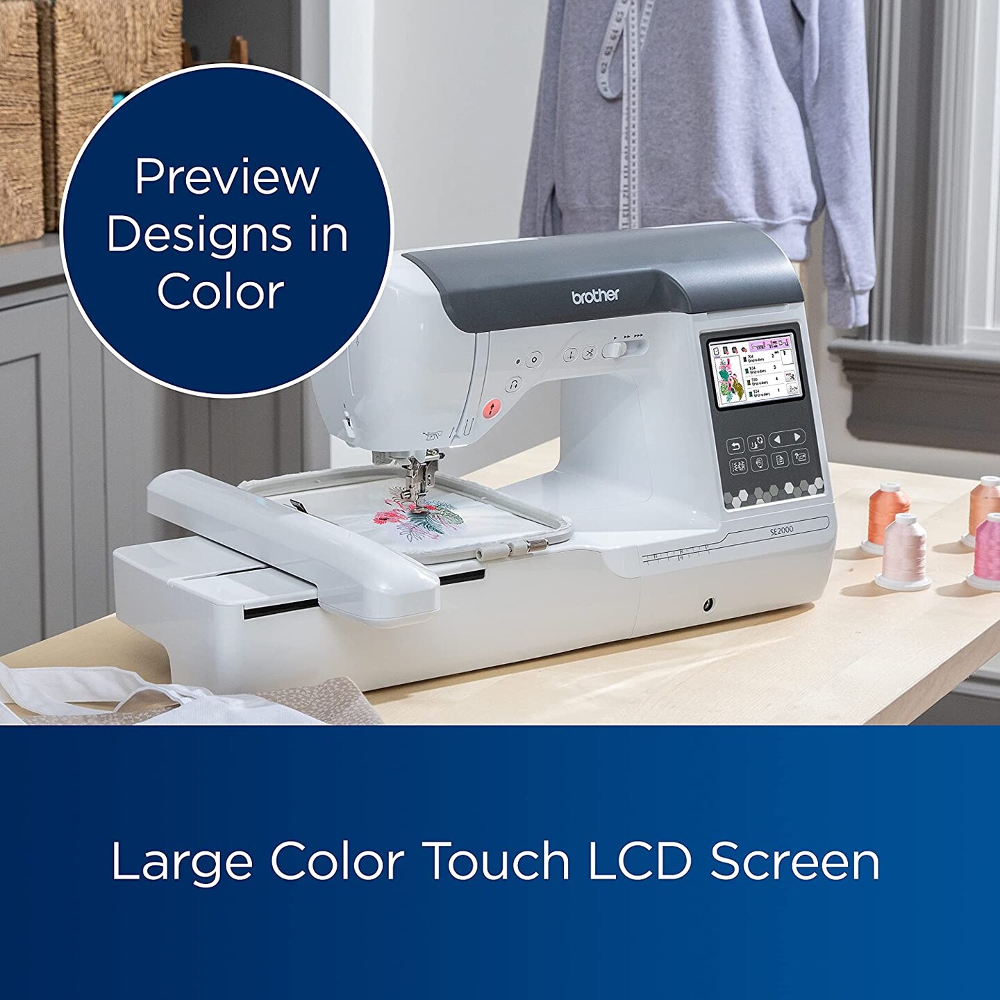 Brother SE2000 5" x 7" Computerized Sewing and Embroidery Machine