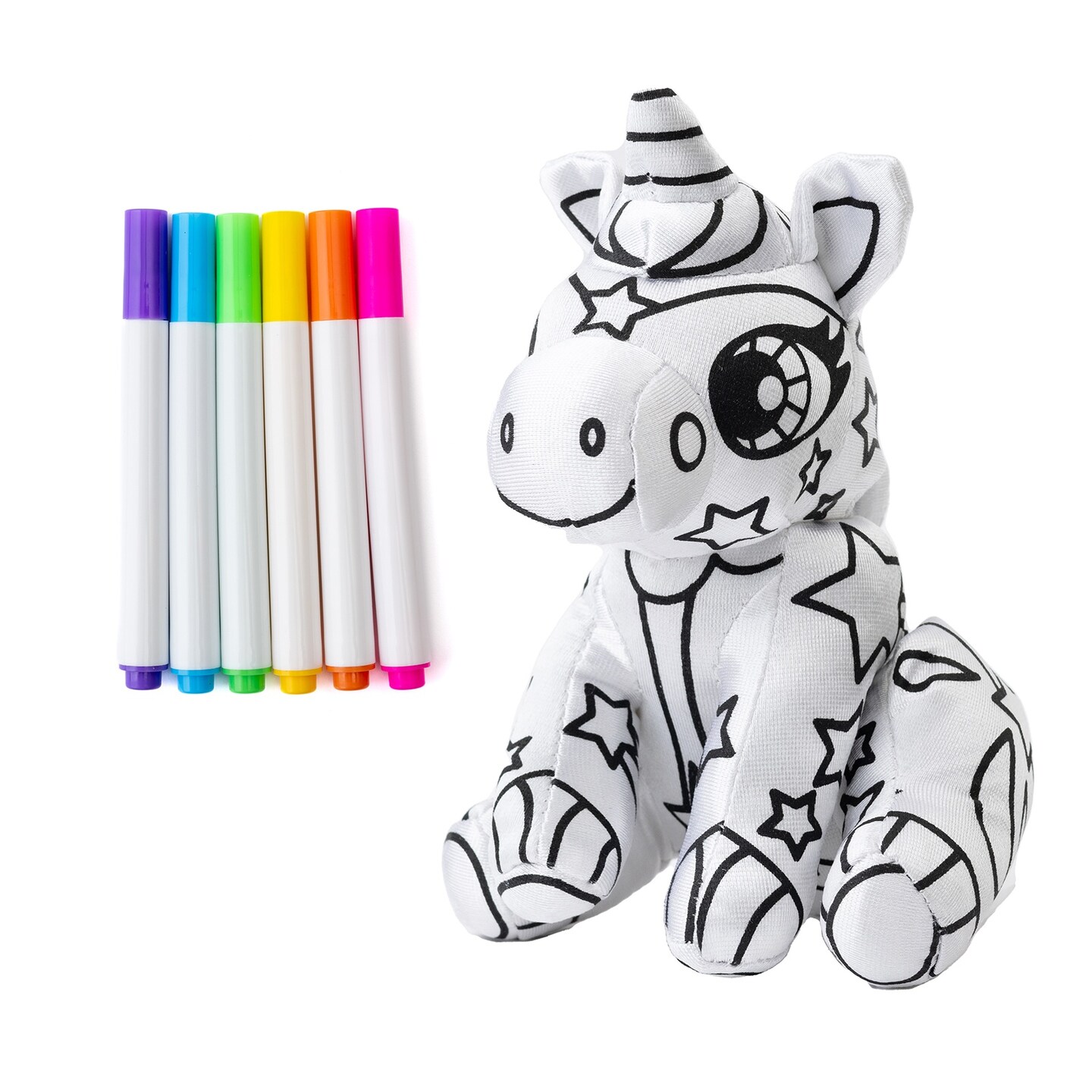 Colorbok Make It Colorful Color Your Own Plush Unicorn Michaels
